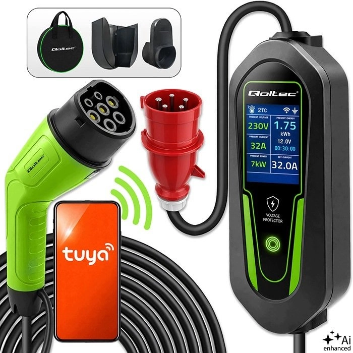 Qoltec Ładowarka do samochodu elektrycznego EV