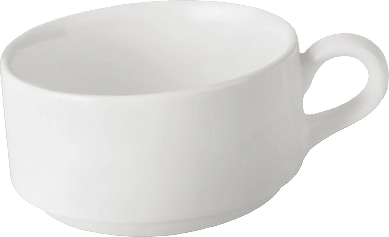 Banquet cup  low  stackable  180 ml