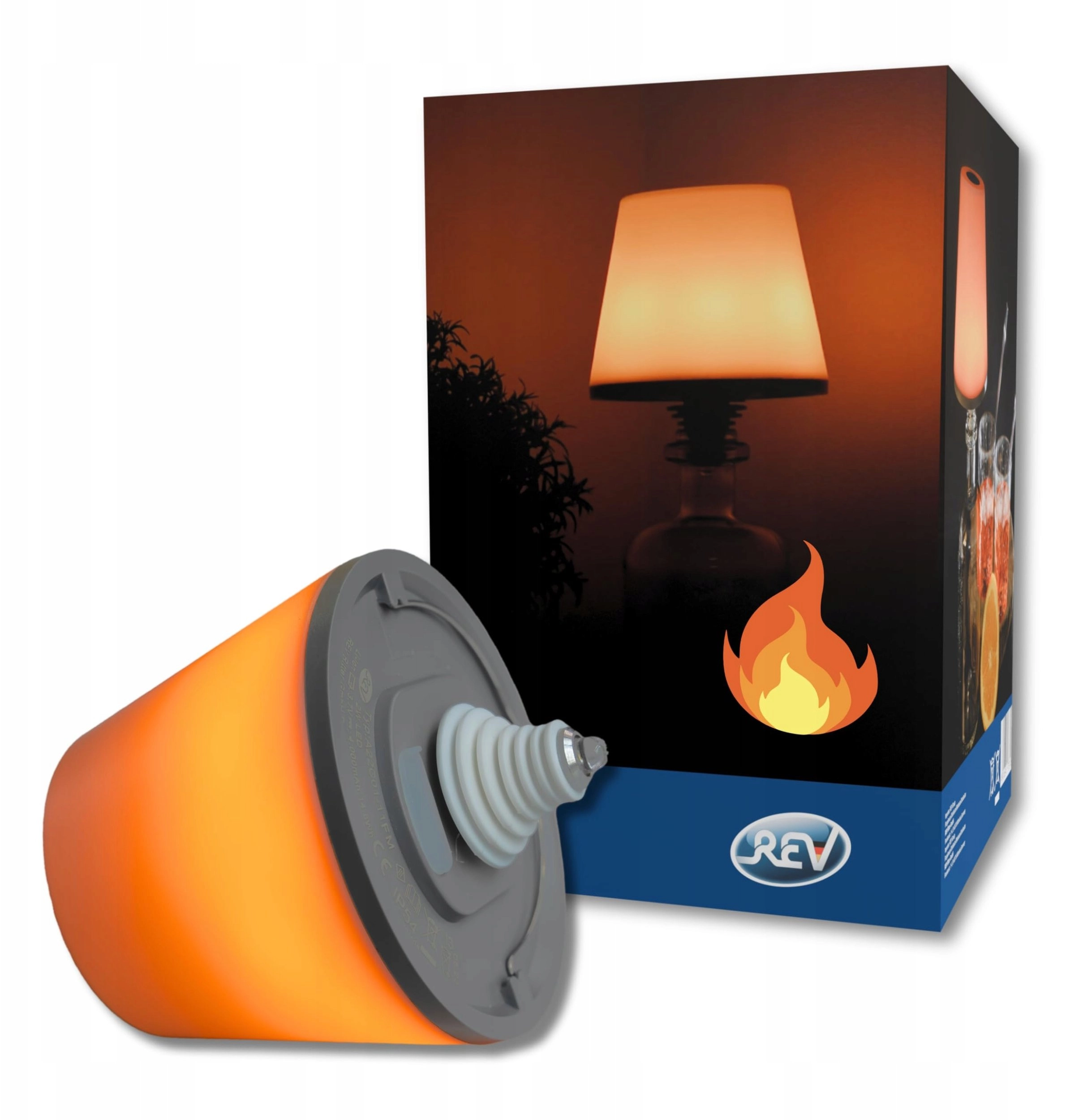REV LED bottle light with battery