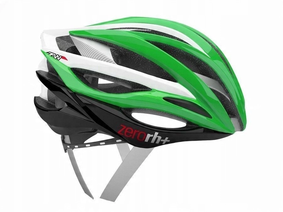 Kask rowerowy zeroRH+ ZW SHINY GREEN-SHINY