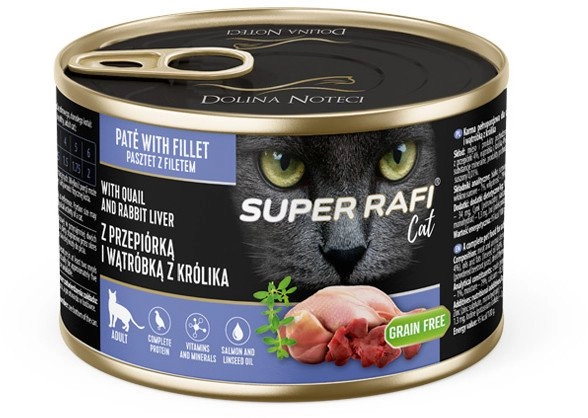 Super Rafi Cat wet food for