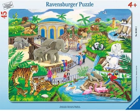 Ravensburger 45 Visiting Zoo - 066612