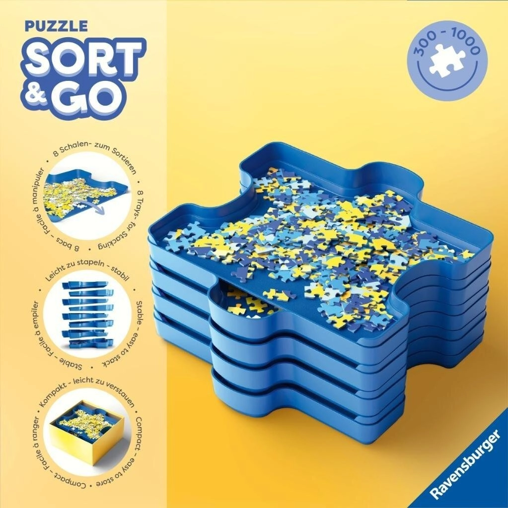 Ravensburger Sort Go puzzle sorting tray