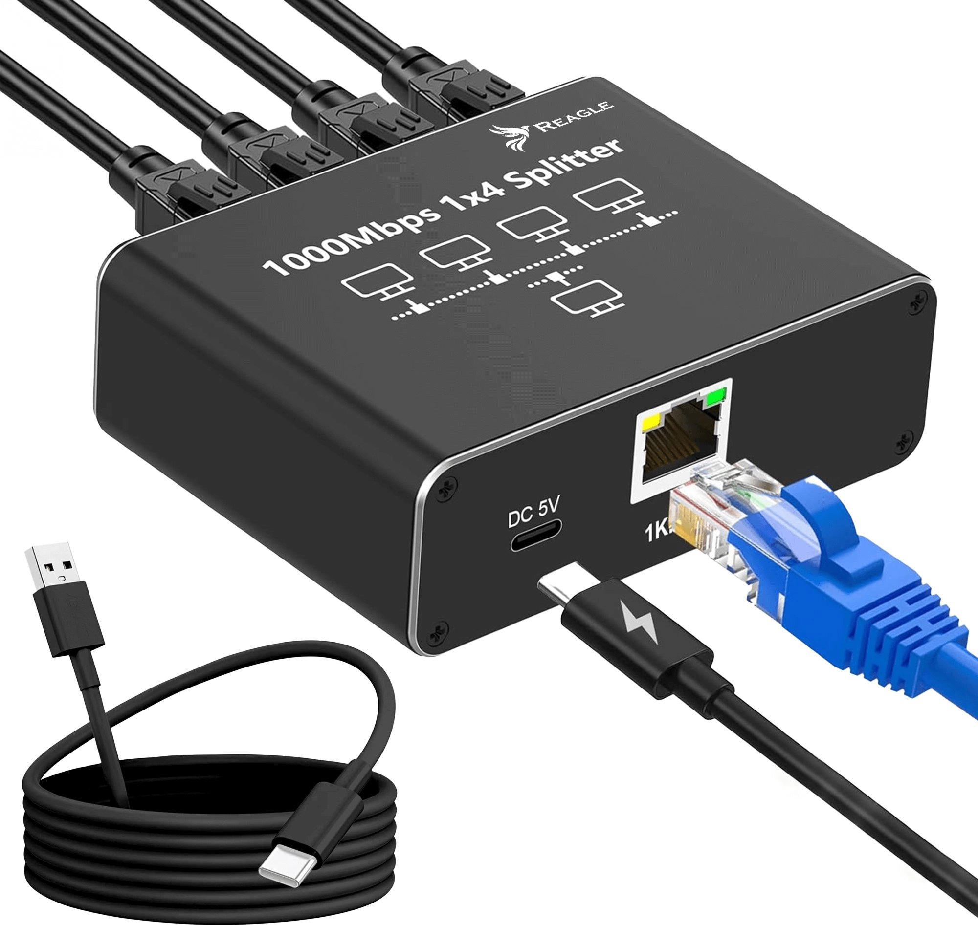Reagle Reagle Adapter Rozdzielacz Switch Splitter