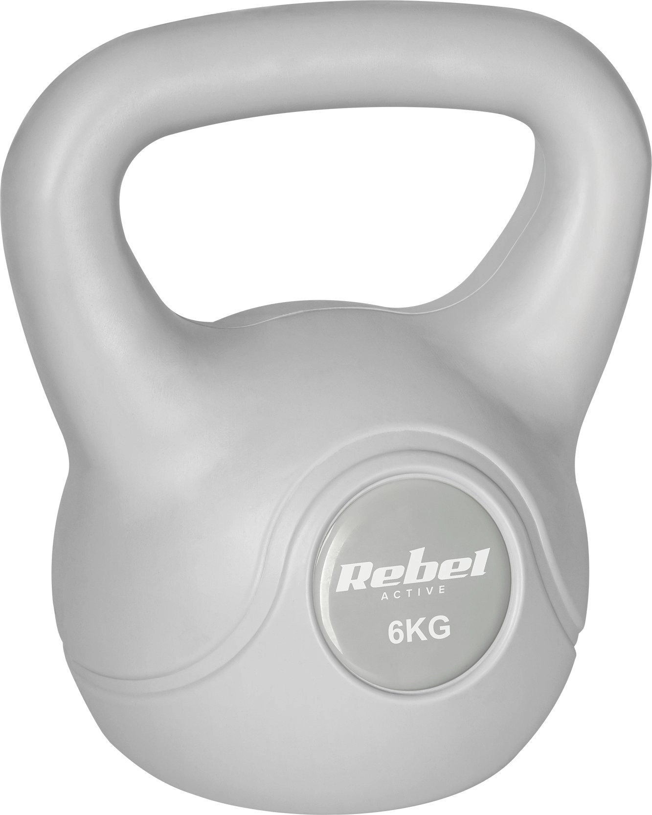 Bitumen kettlebell 6 kg gray REBEL