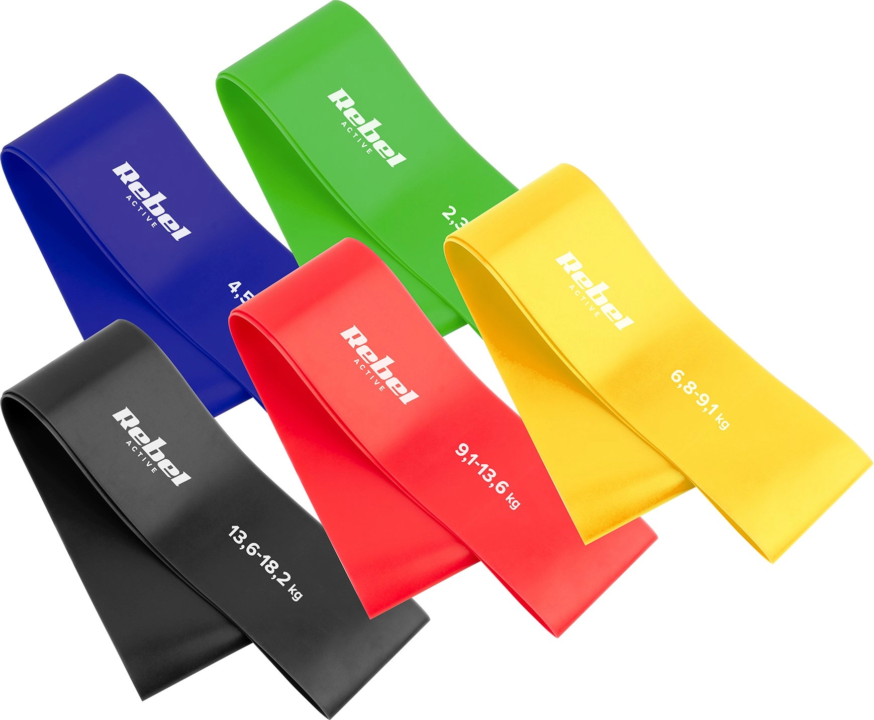 Rebel Set of TPE exercise bands