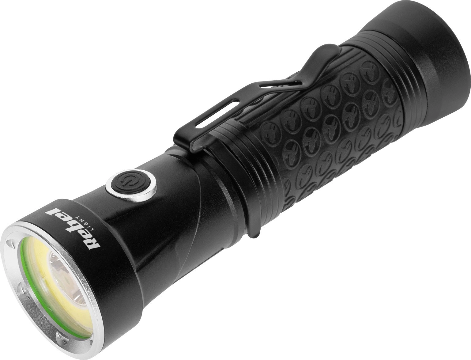 LED flashlight with moving head Rebel