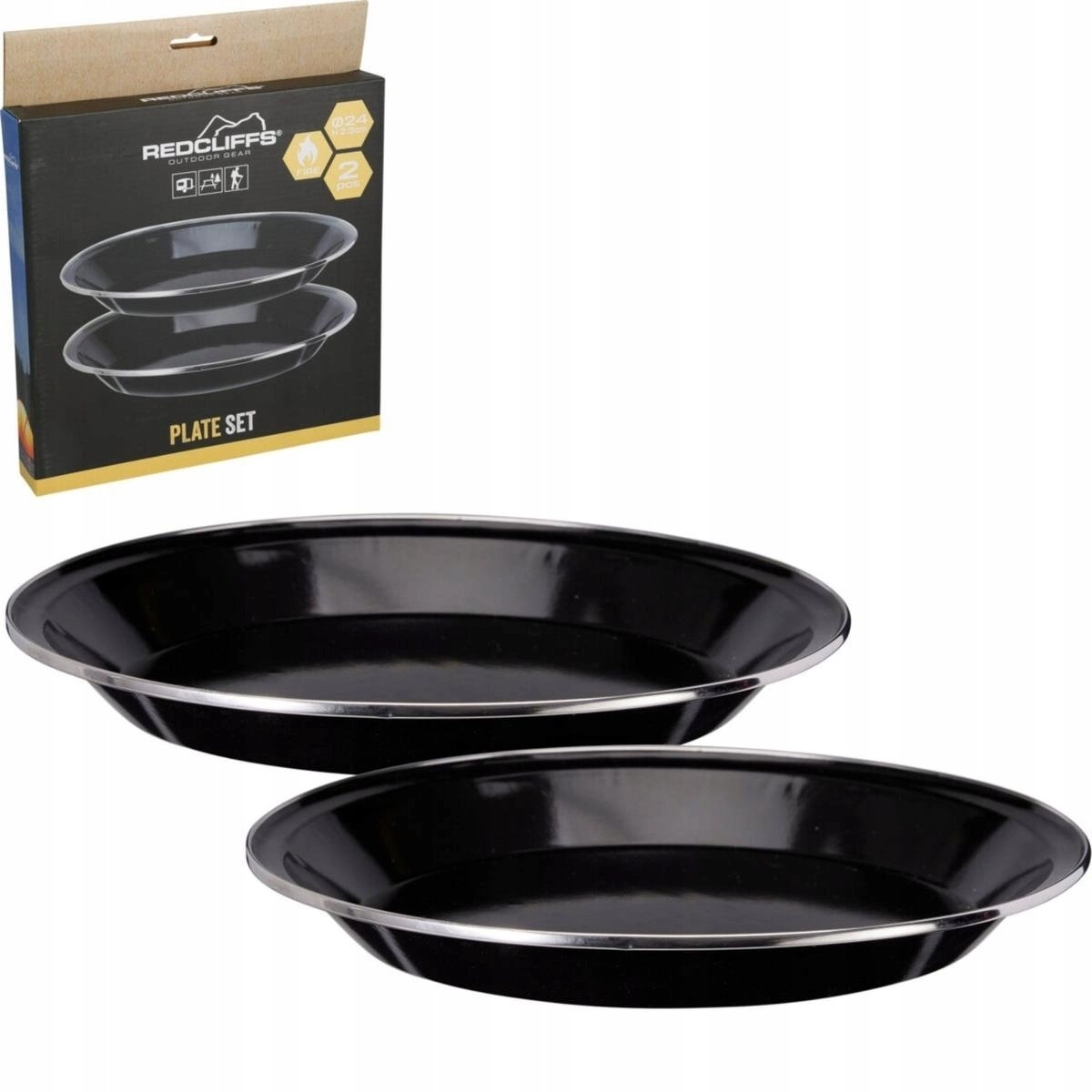 Redcliffs BOWL TOURIST PLATE 2PCS 24CM