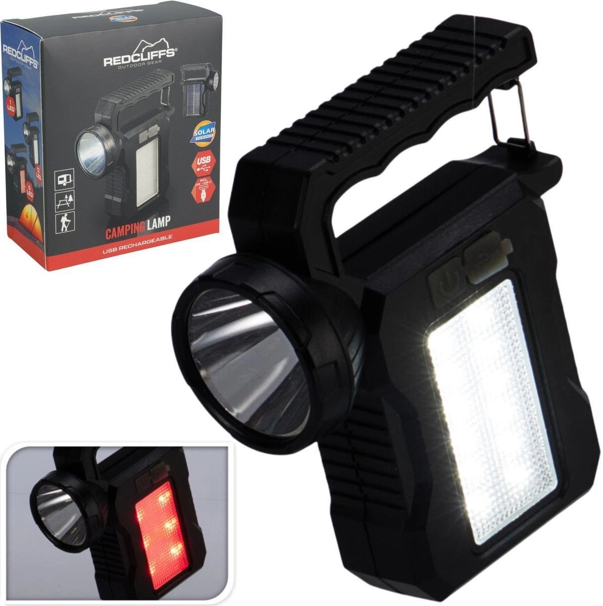 Latarka Redcliffs Lampa campingowa ładowanie USB
