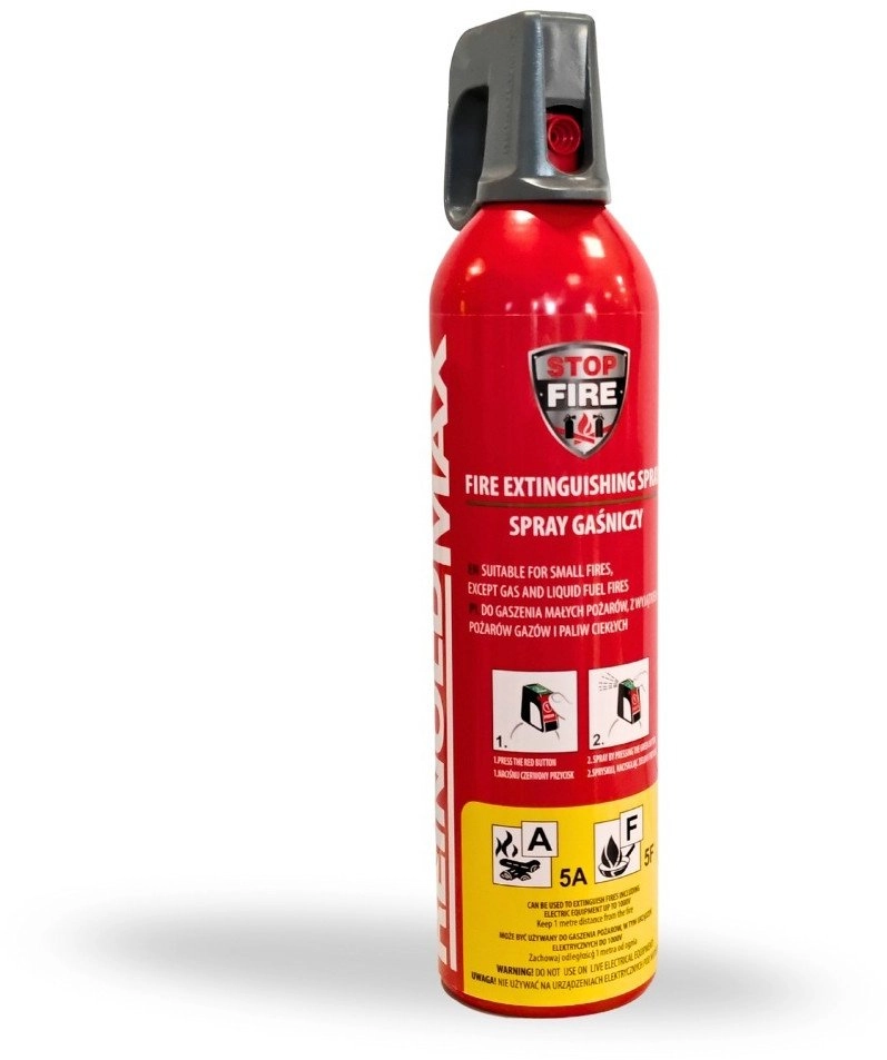 Foam fire extinguisher spray for home