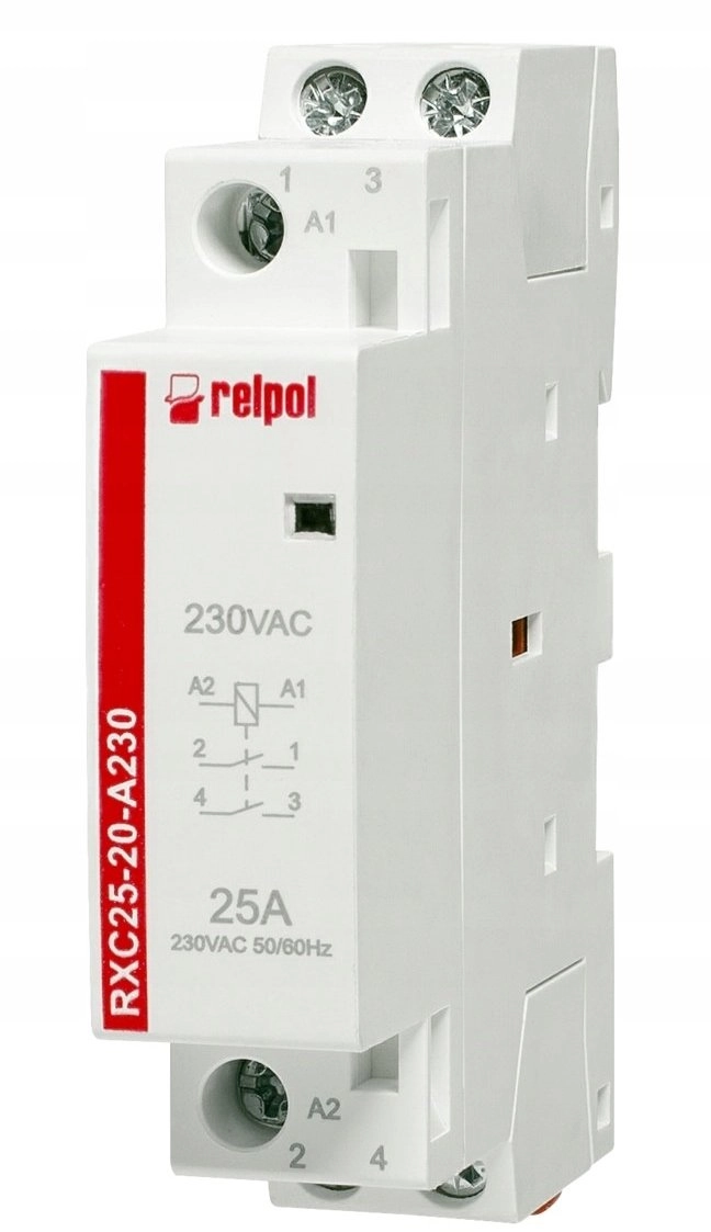 Installation contactor 250 V AC 25