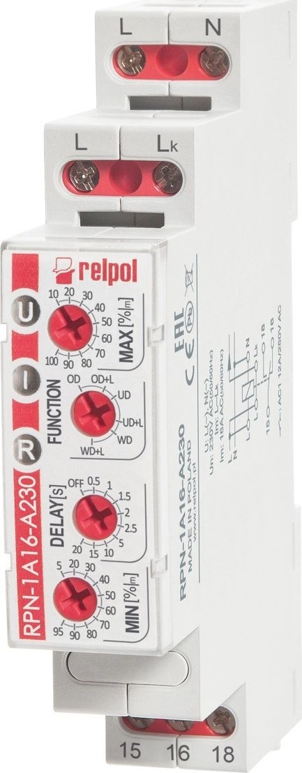Relpol Supervisory relays 1-phase 230V AC