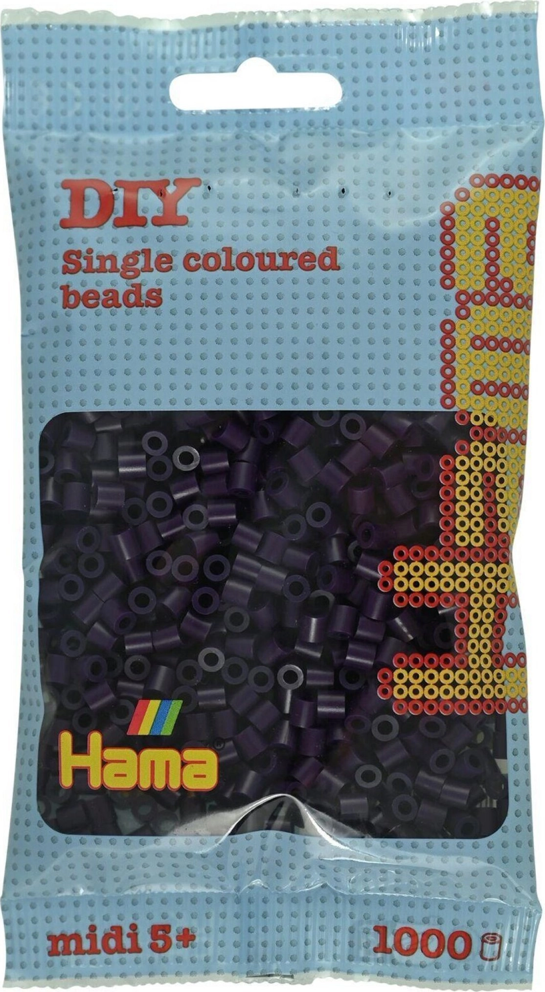 Hama midi beads 1000 pcs aubergine