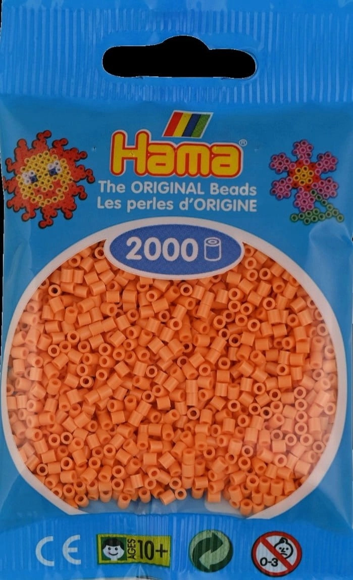 Hama mini beads 2000pcs light apricot