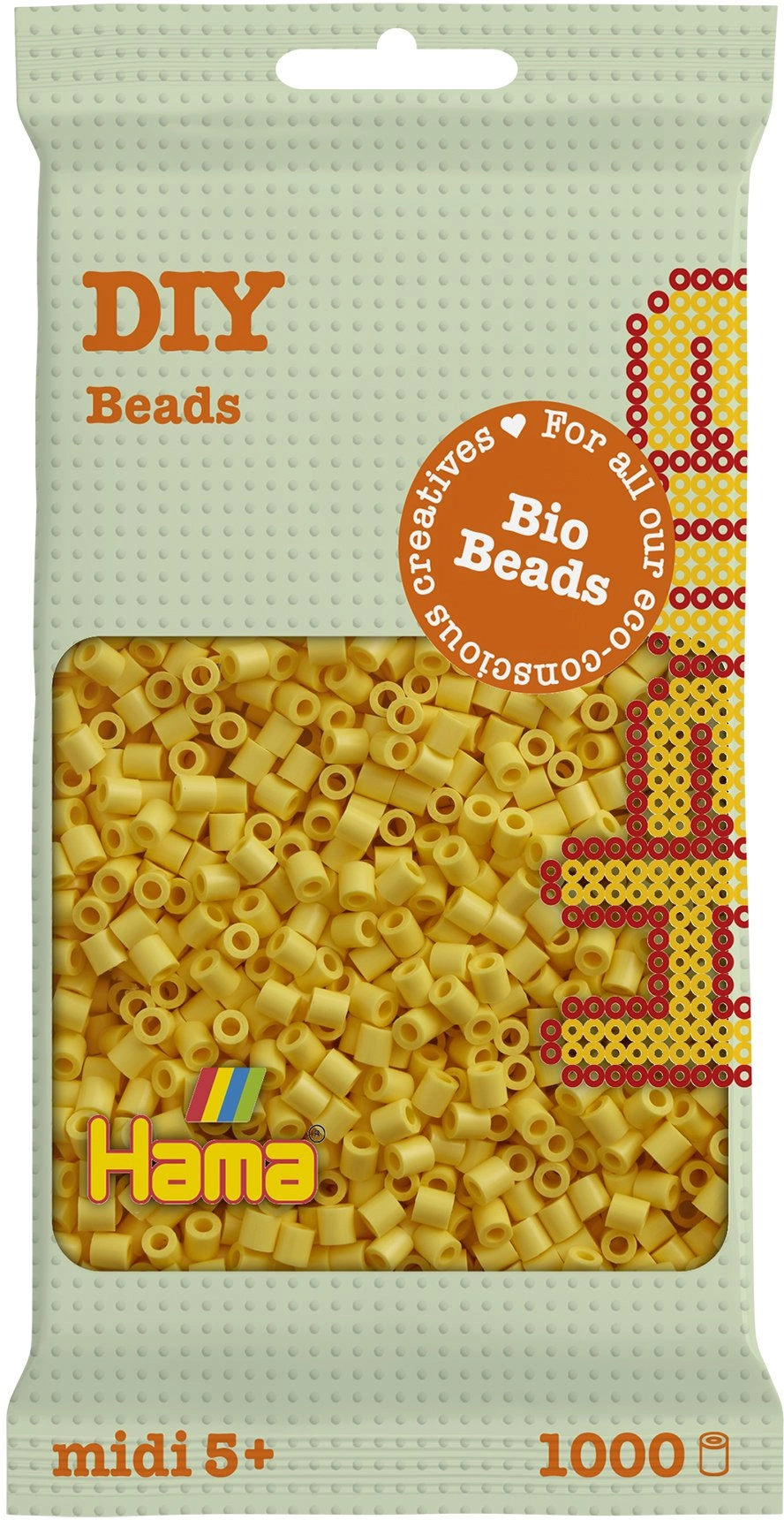 Hama BIO midi beads 1000pcs light