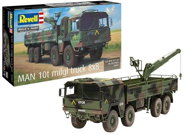 Model plastikowy Ciężarówka Man 10T Milgl