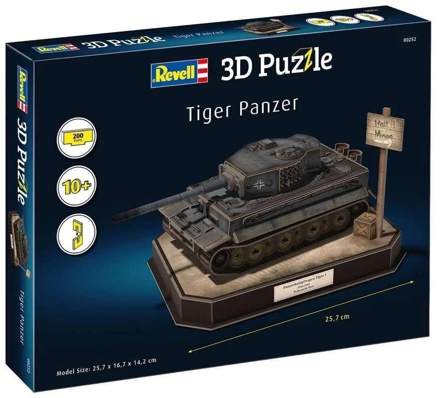 3D Puzzle Tiger I - German