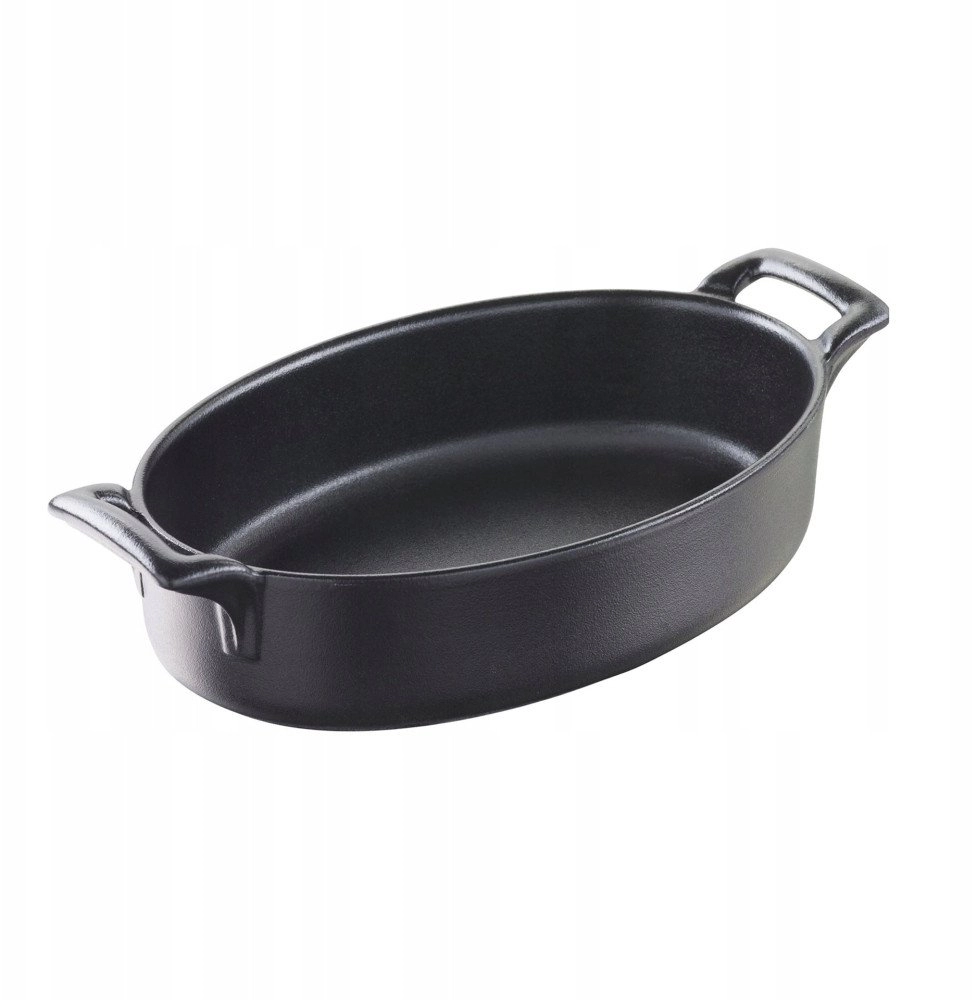 BELLE CUISINE NOIR naczynie owalne głębokie