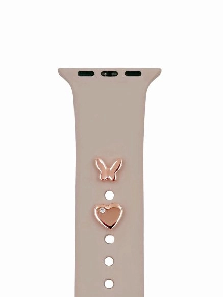 Pin Charms Rose Gold Butterfly Watch
