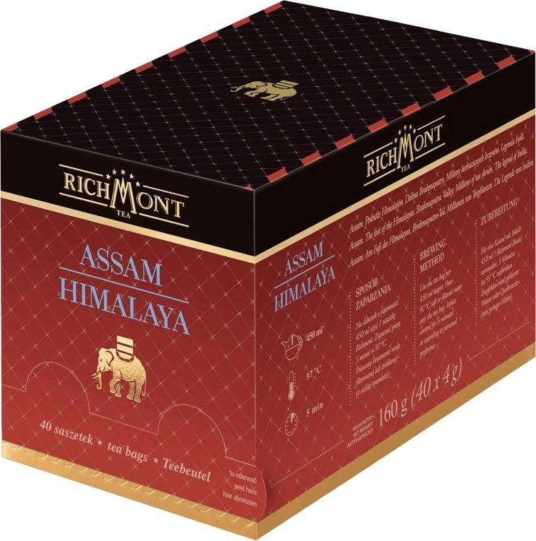 Richmont Assam Himalaya black tea 40x4g