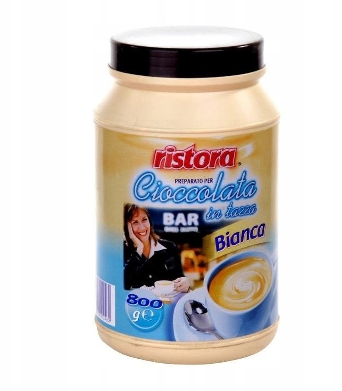 Ristora White chocolate in a can