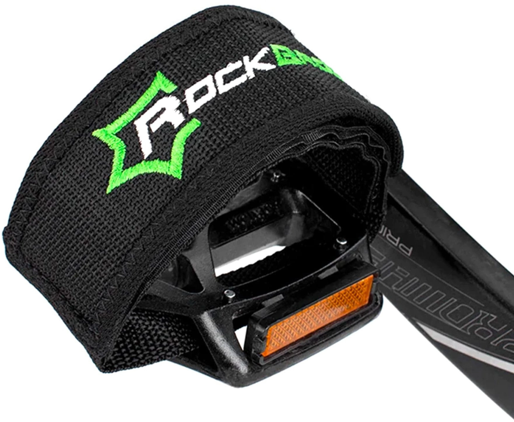 Light  durable bicycle pedal straps -
