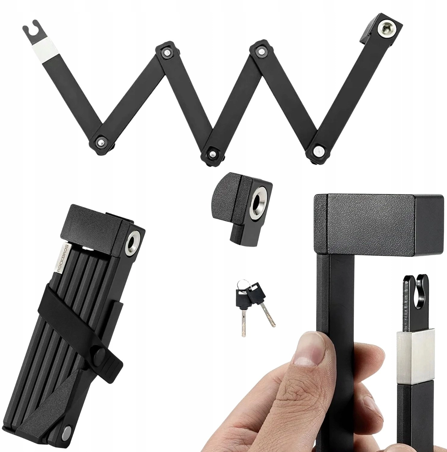 Rockbros 32140003001 bicycle lock with key