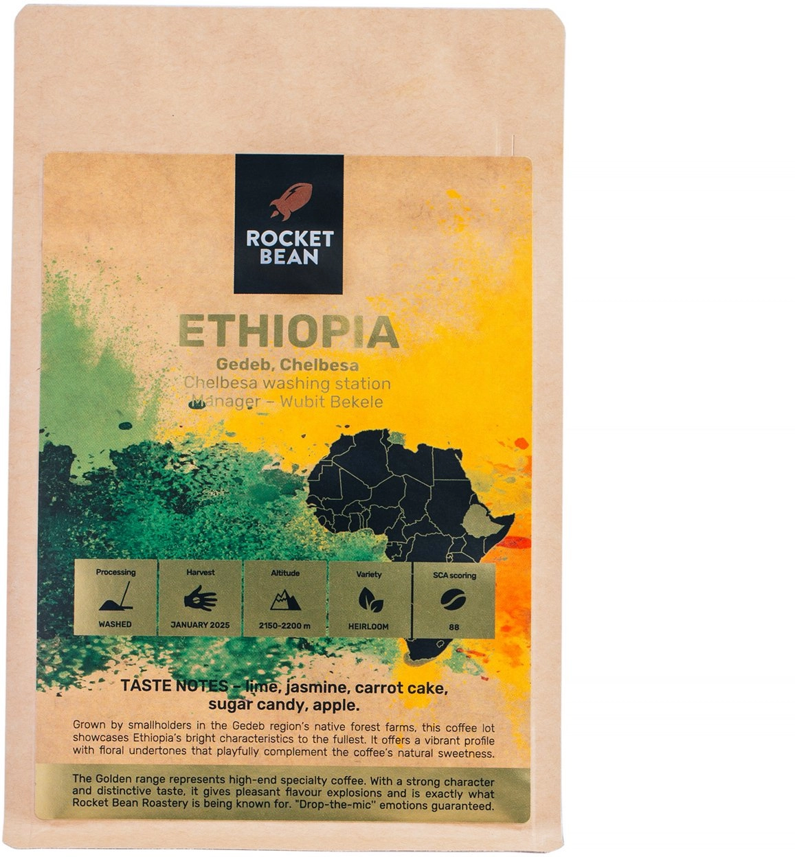 Rocket Bean - Coffee Ziarnista Ethiopia