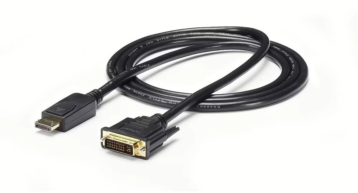RoGer DPDVII18 DisplayPort to DVI Cable