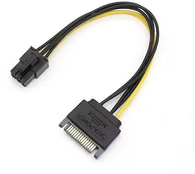 RoGer SAPCIE6P 15pin SATA Power to