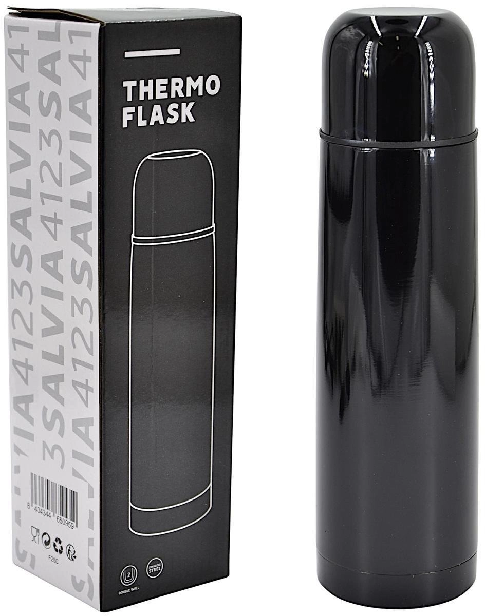 Roly TERMOS TERMICZNY 500ML CZARNY STAMINA