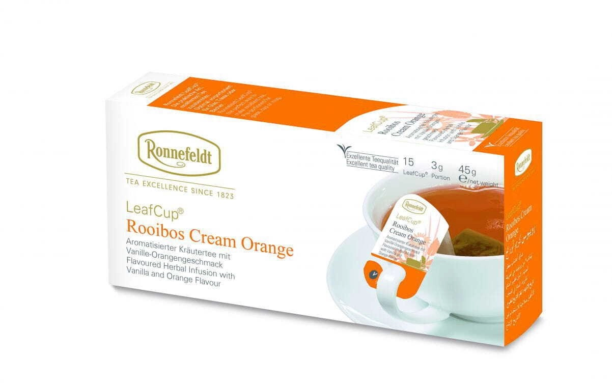Ronnefeldt Leaf Cup Rooibos Cream Orange