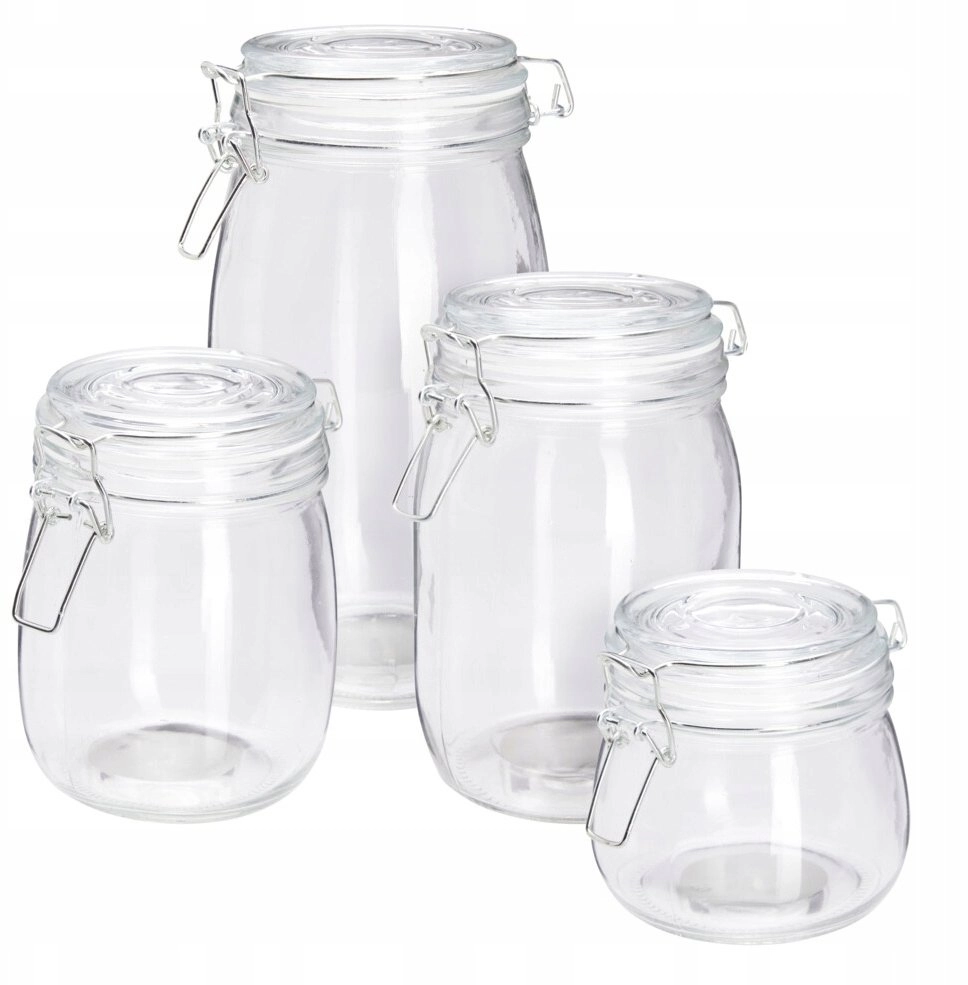 RESO glass jars with clip  4
