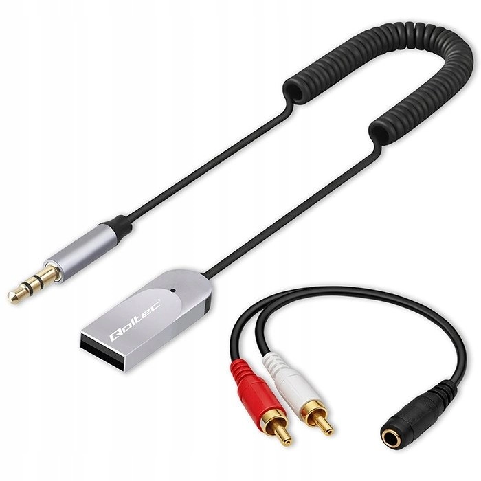 Qoltec Bezprzewodowy adapter odbiornik dźwięku Audio