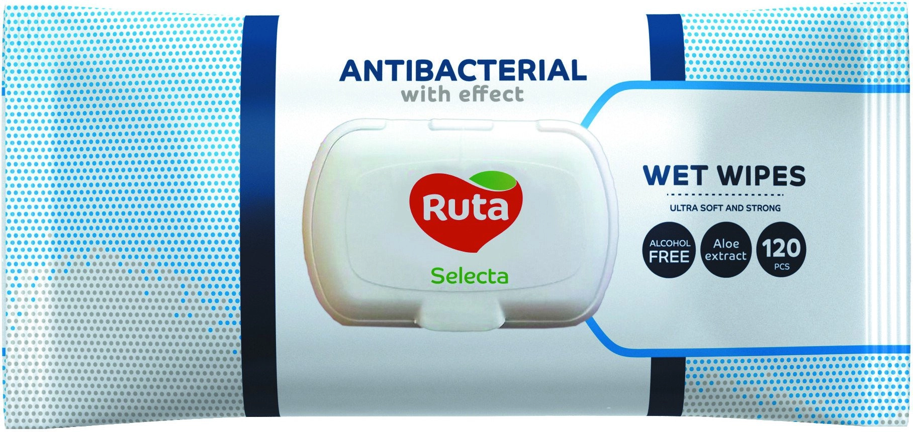 WET WIPES RUTA ANTIBACTERIAL 120PCE 15414444