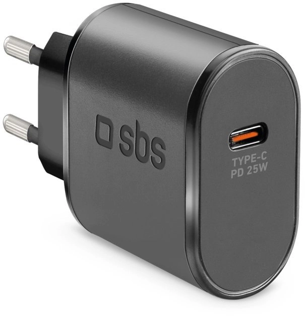 SBS travel charger 25W USB-C black