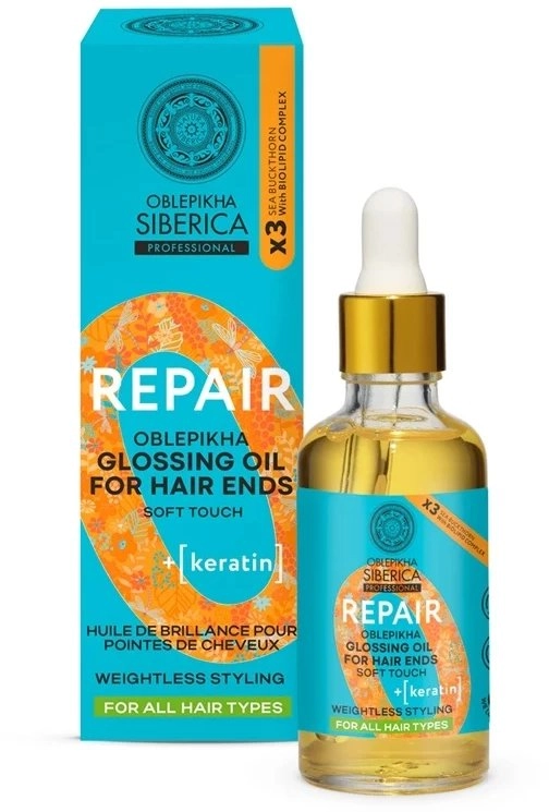 SIBERICA PROFESSIONAL_Oblepikha Repair Glossing Oil glossy