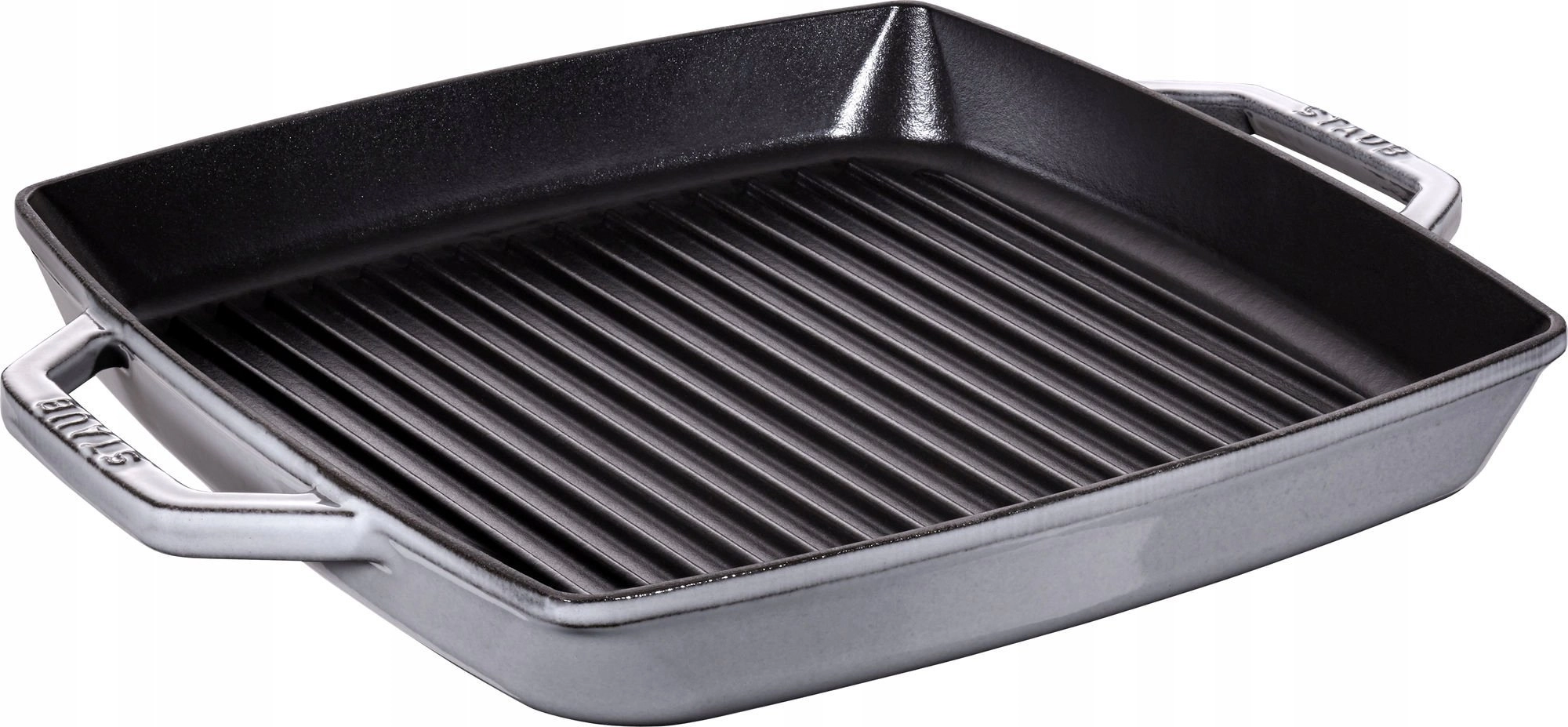 STAUB Square cast iron grill pan