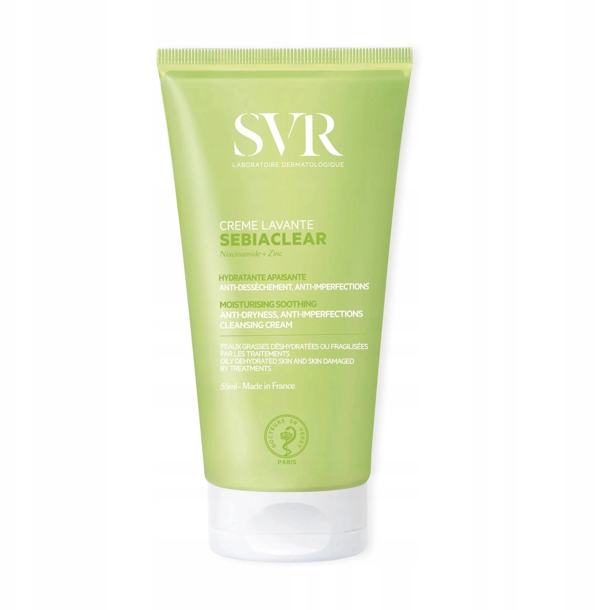 SVR Sebiaclear Cleansing cream with a