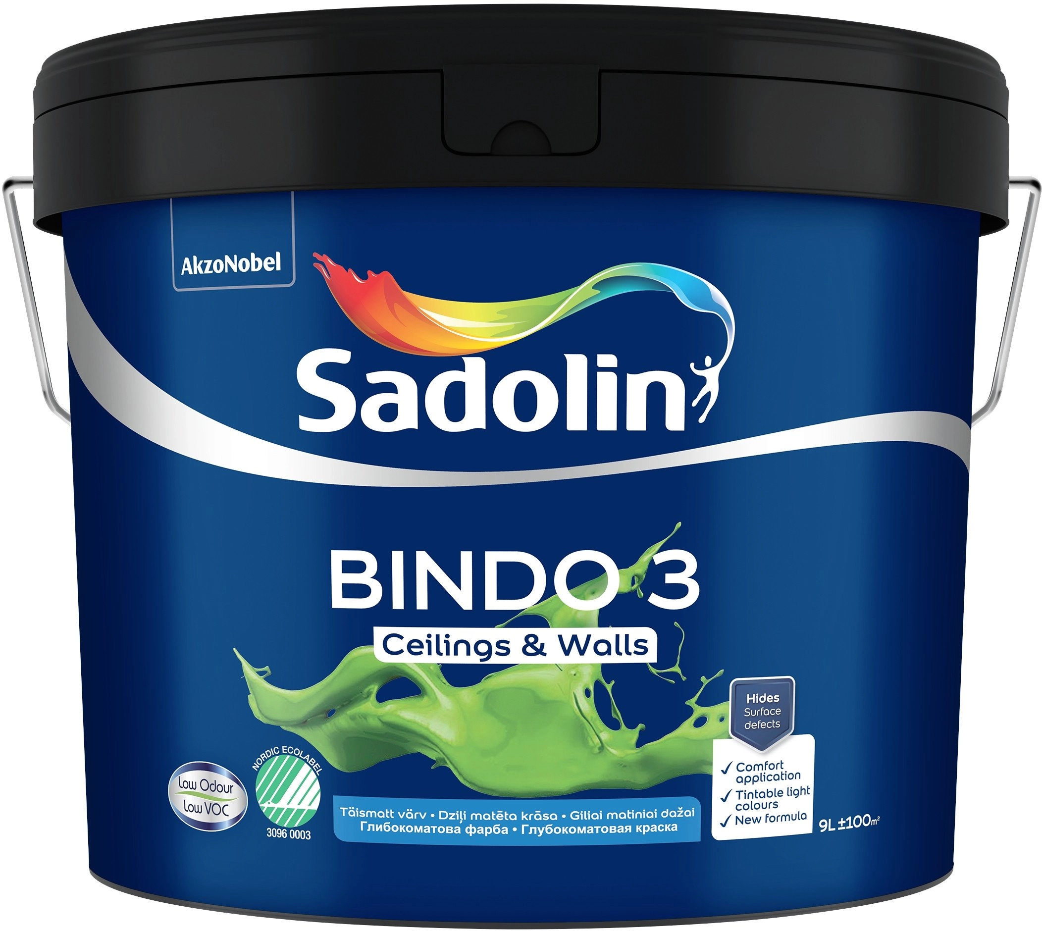 PAINT BINDO 3 BW 9L 15086819