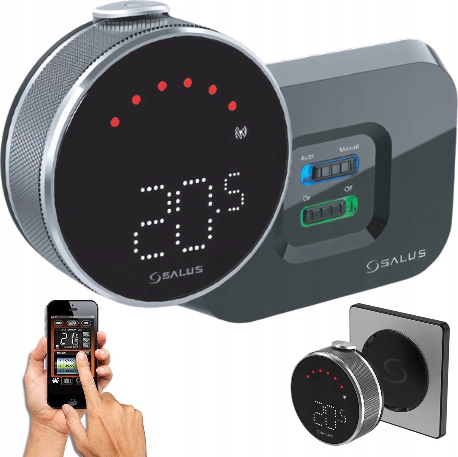Salus internet  wireless  surface-mounted weekly controller