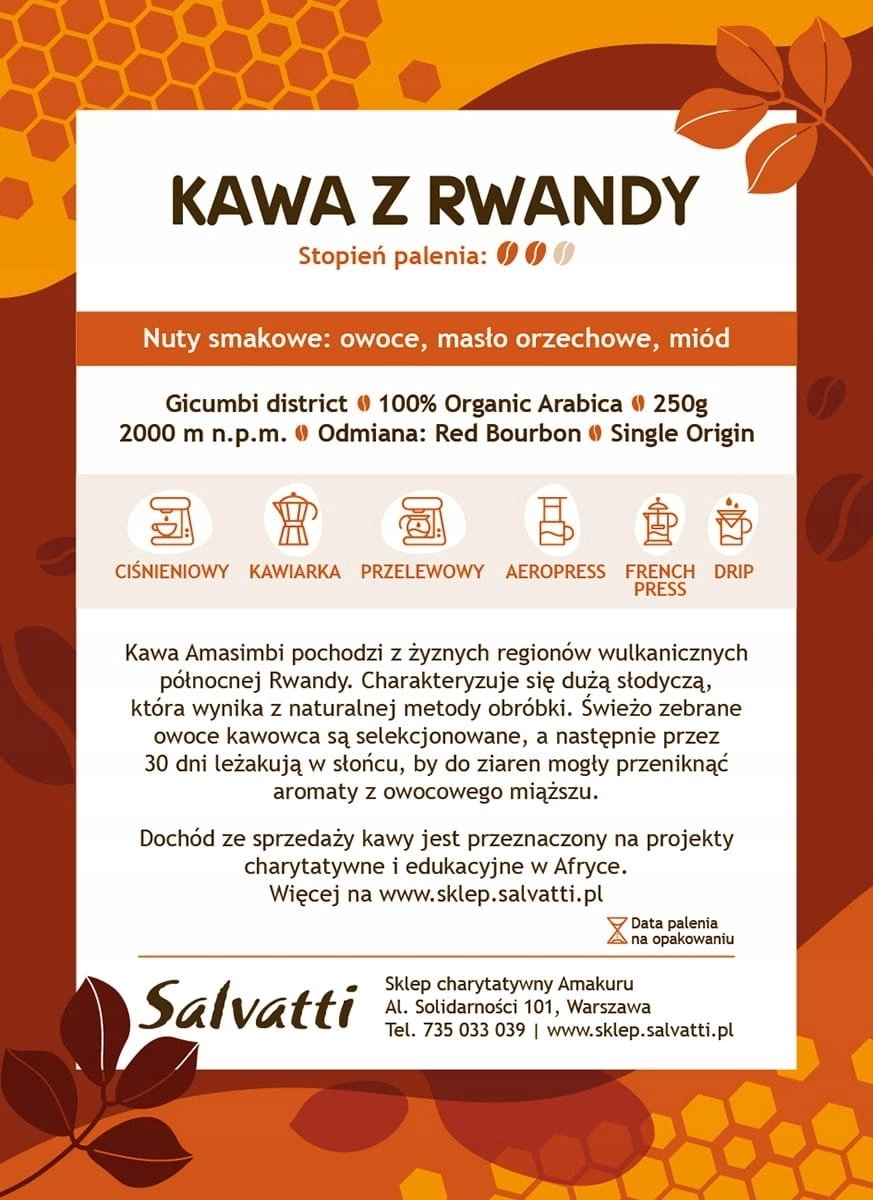 Salvatti coffee beans Amasimbi coffee beans