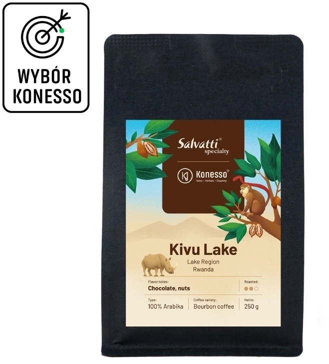 Salvatti coffee beans Rwanda Kivu Lake