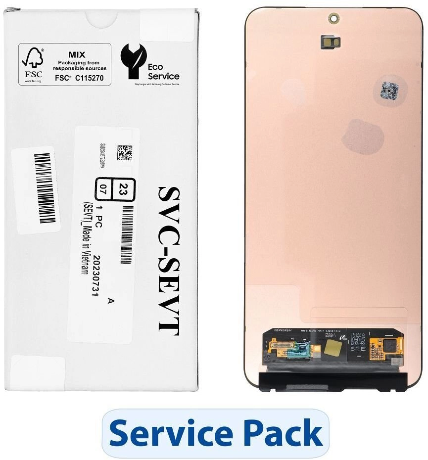 ServicePack Wyświetlacz LCD SAMSUNG S25 FE