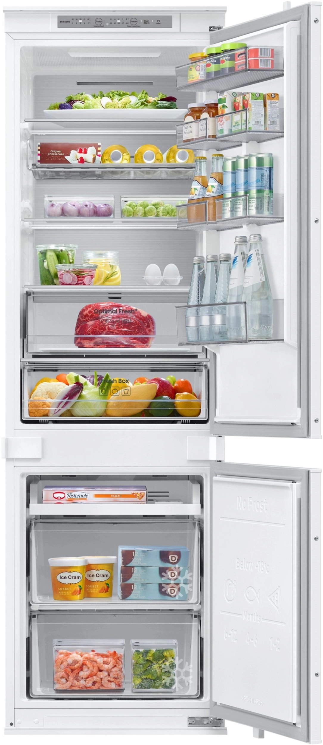 Samsung  NoFrost  267 L  height 178
