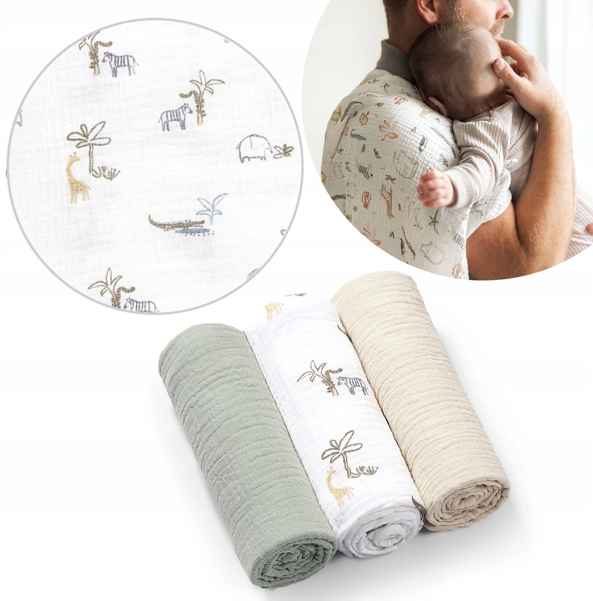 Sanaset Baby Babyon cotton diapers 3