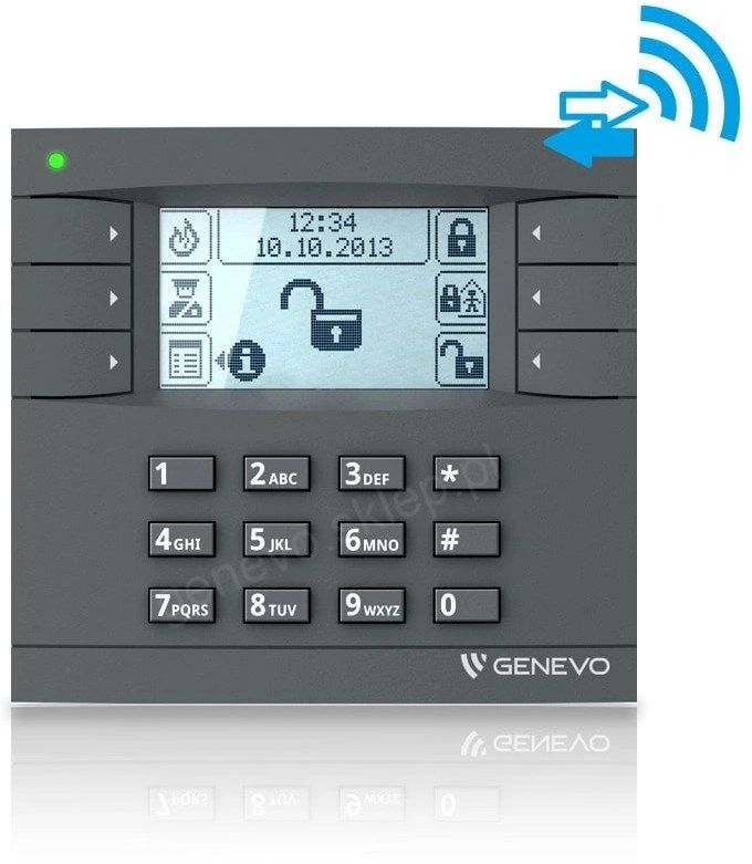 EVOKPD CLASSIC GY Wireless LCD keypad