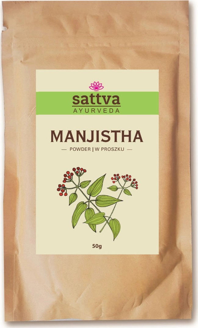 SATTVA_Ayurveda Manjista Powder barwiące zioła w