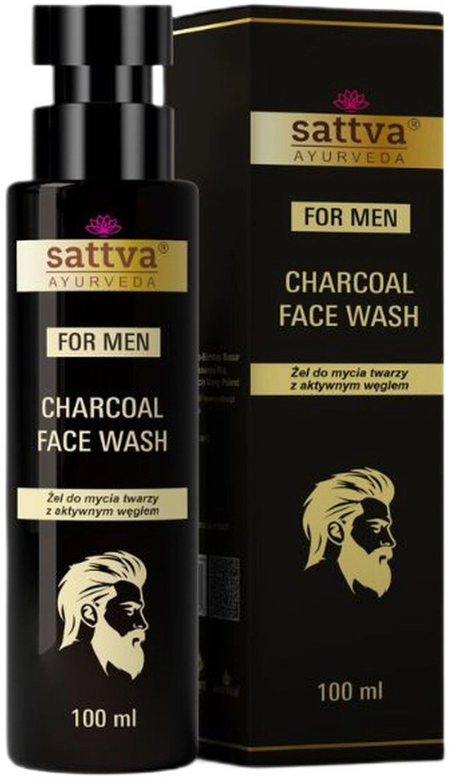 Sattva Facial cleansing gel with activated