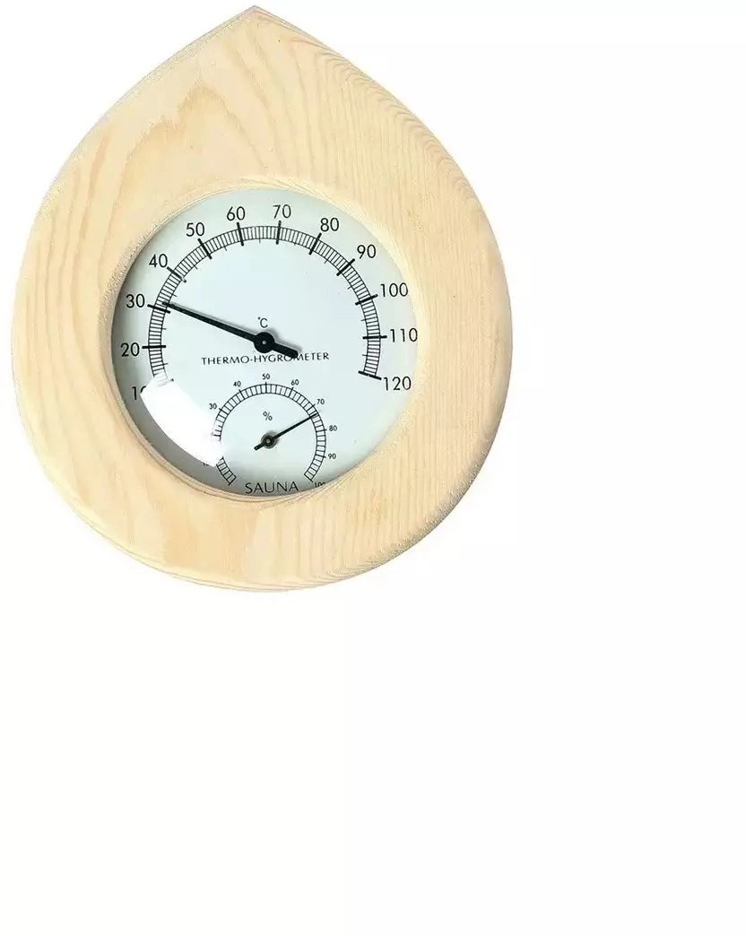 SAUNA THERMOMETER WITH HYGROMETER AP-018BW 4772013000532